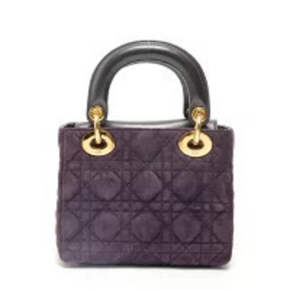 Christian Dior Lady handbag purple